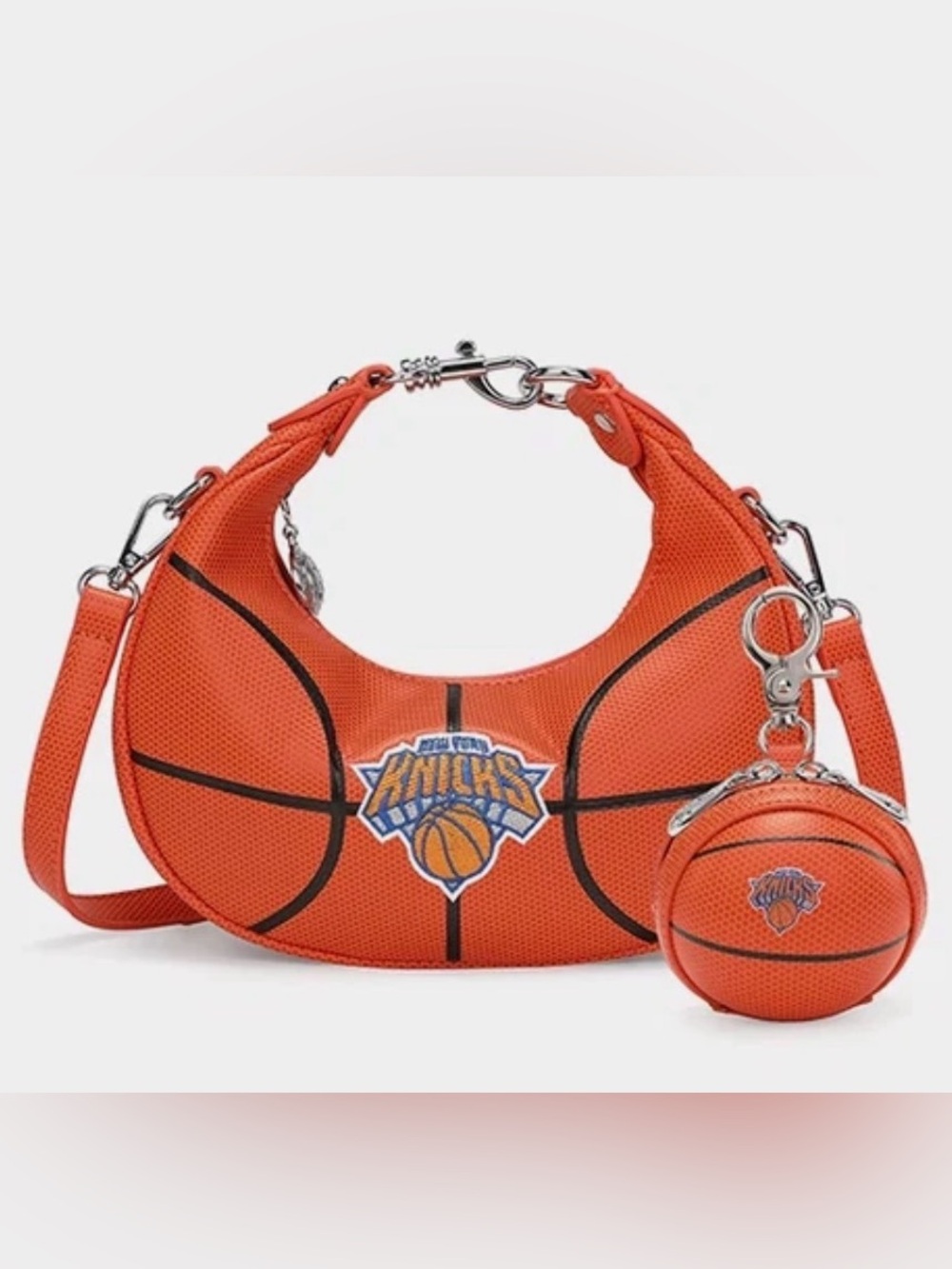NWT! Received gift. New York Knicks Basketball-crossbody Orange Shoulder bag